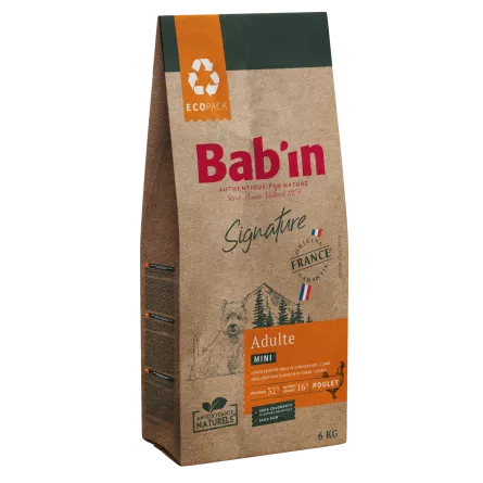 Croquettes chien Mini adult - Bab'in