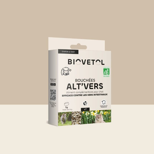 Bouchées ALT'VERS fermifuge chat - Biovetol