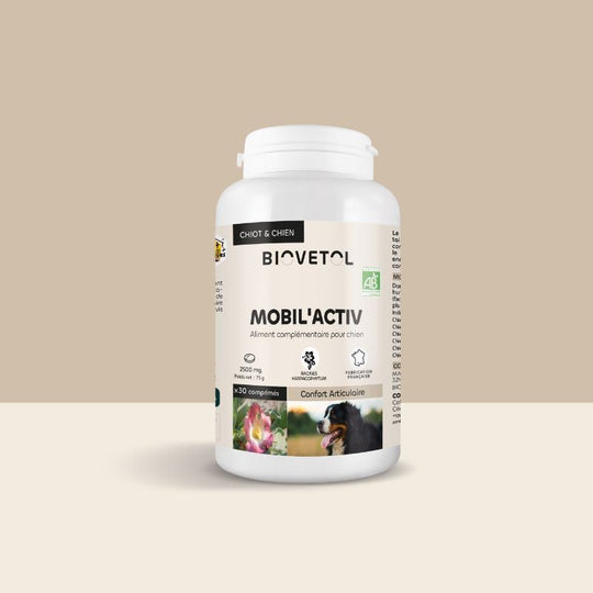 Comprimés MOBIL'ACTIV chien - Biovetol