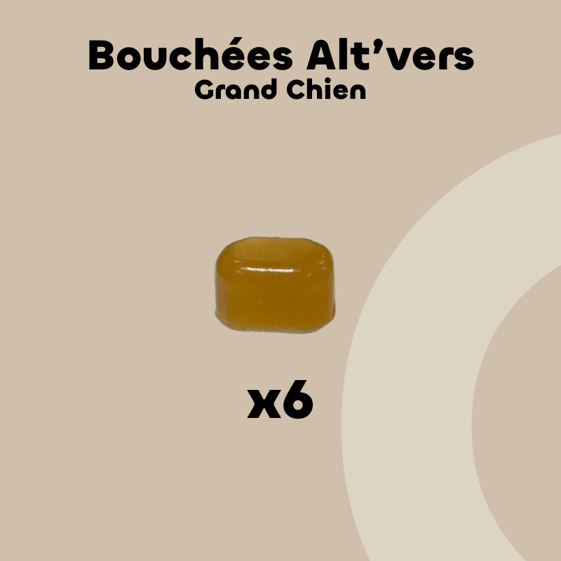 Bouchées ALT'VERS vermifuge grand chien - Biovetol