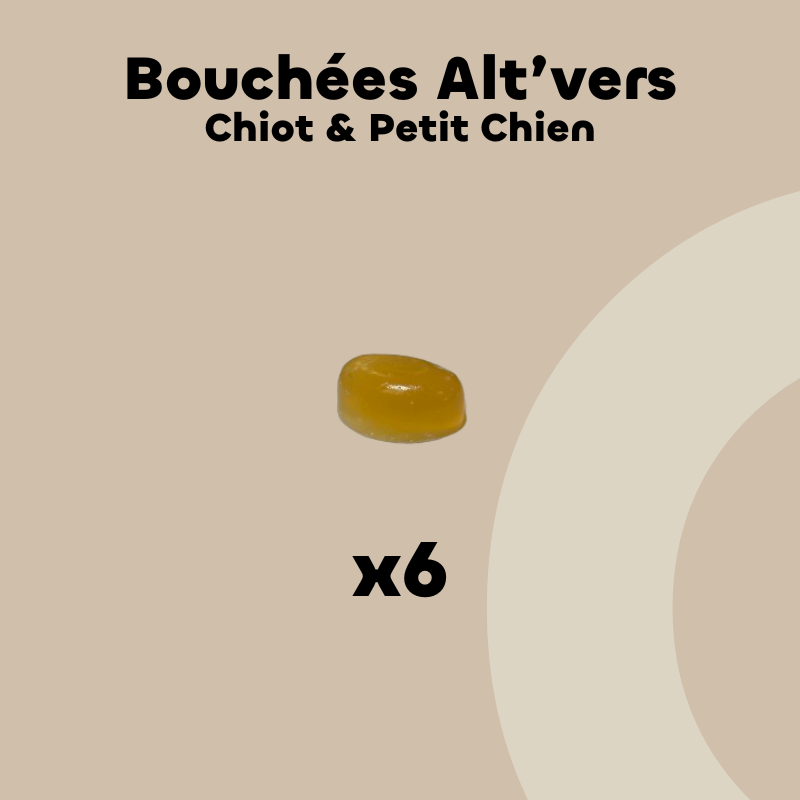 Bouchées ALT'VERS vermifuge petit chien - Biovetol