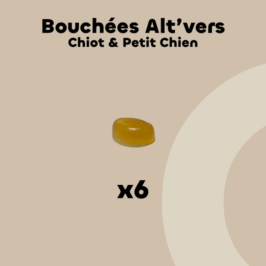 Bouchées ALT'VERS vermifuge petit chien - Biovetol