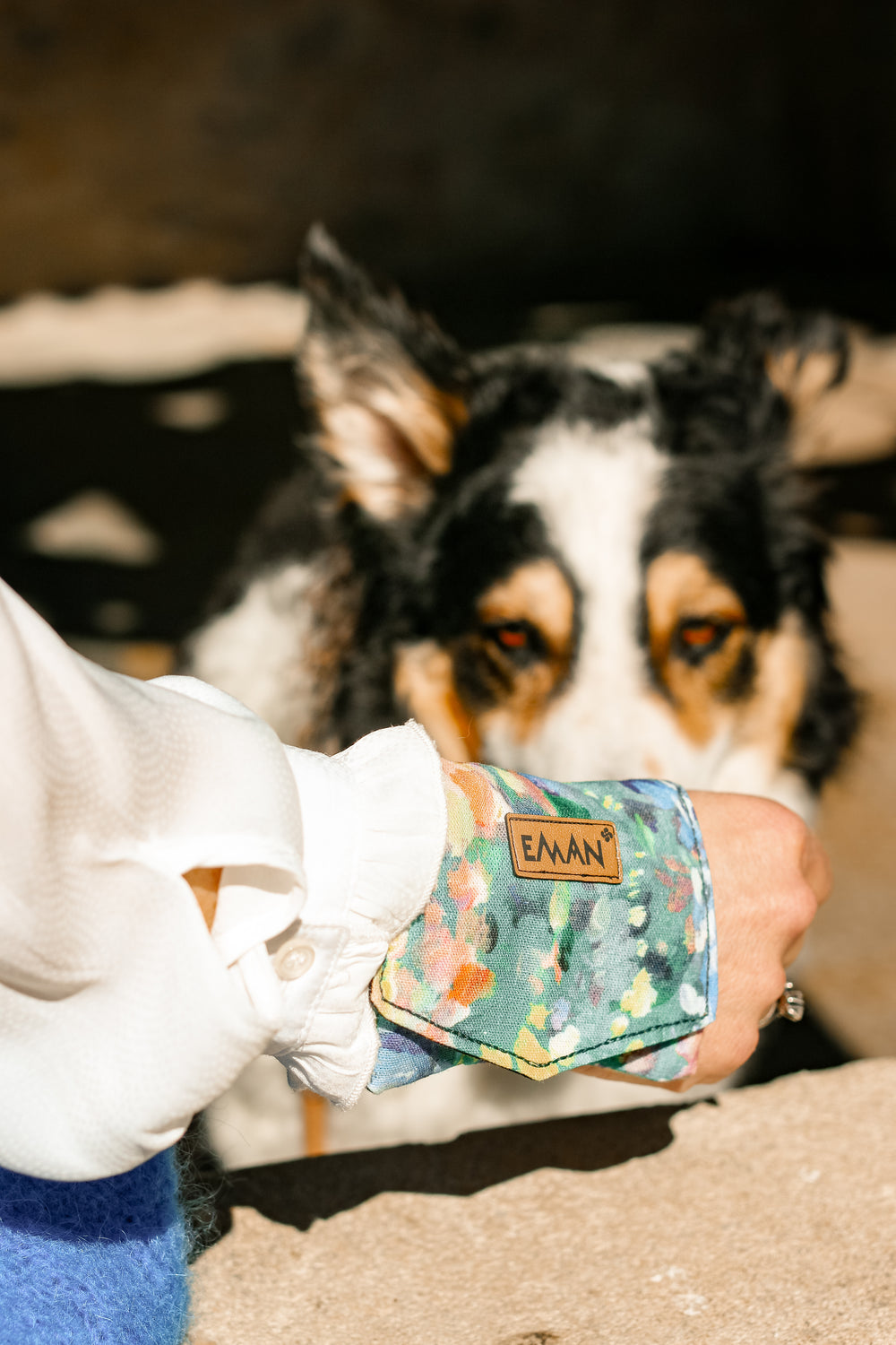 Pochette à friandises chiens Akuarelle- Bracelet balade