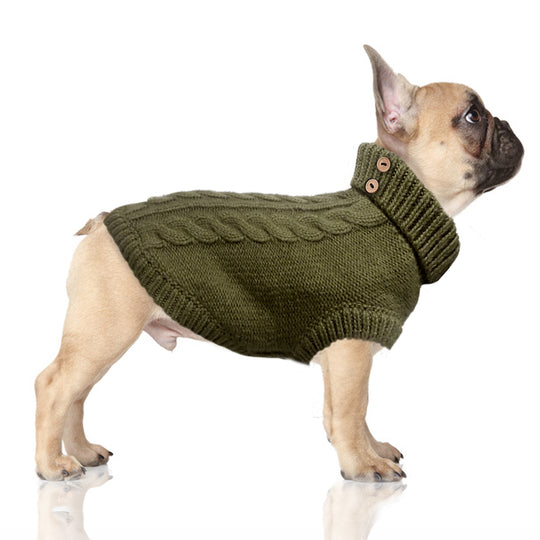 Pull torsade Duncan pour chien -  Milk&Pepper