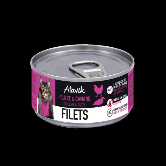 Terrines Effet Main Filets chat - Recettes à la main - Atavik