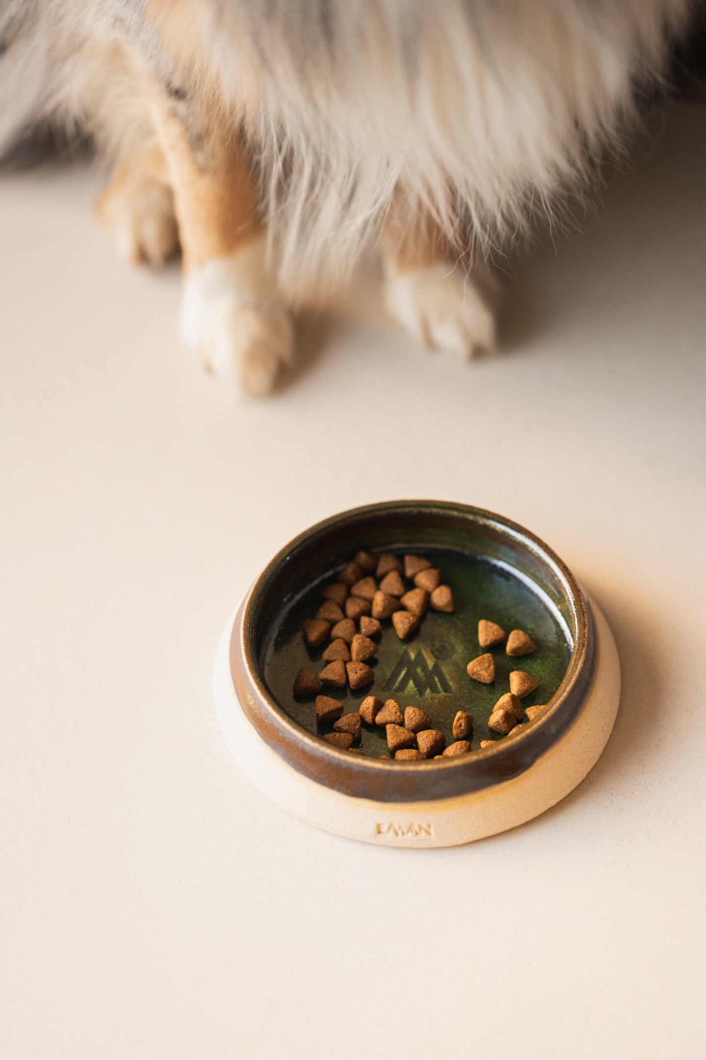gamelle en céramique pour chiens et chats pièce unique taille m