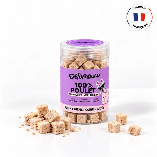 Friandises chiens et chats - lyophilisées - Delamour