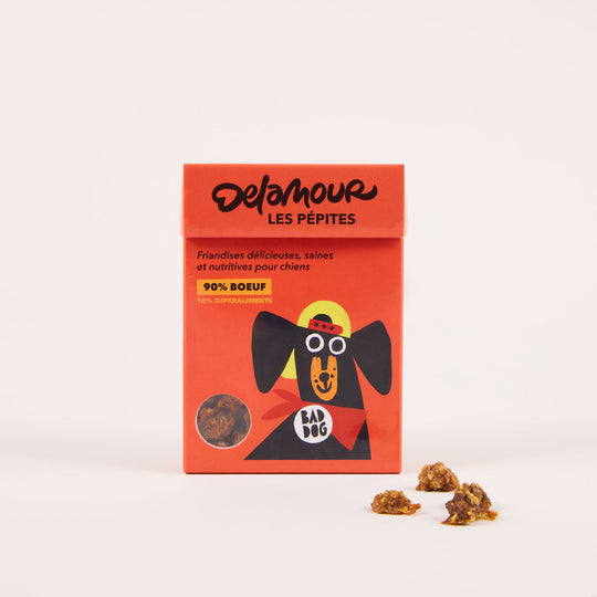 Friandises chien les Pépites - Recette Bœuf - Delamour