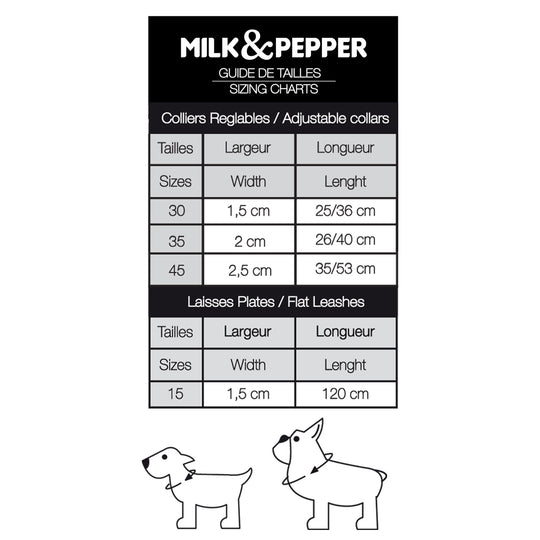 Harnais H pour chiens Axelle - Milk and Pepper