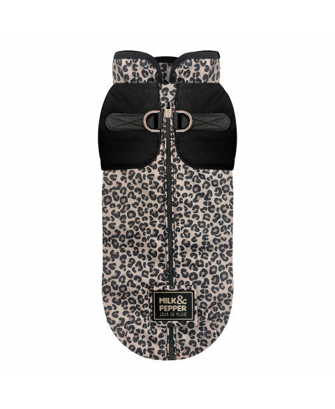 Imperméable harnais intégré Hawa léopard Chiens - Milk & Pepper