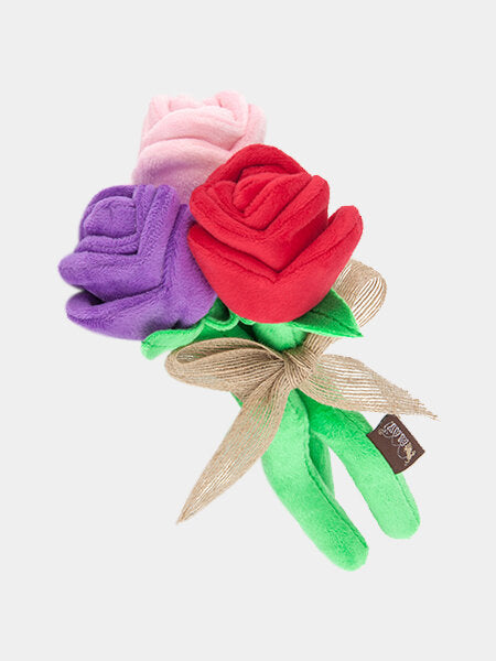 Jouet chiens love bouquet fleurs - Inooko