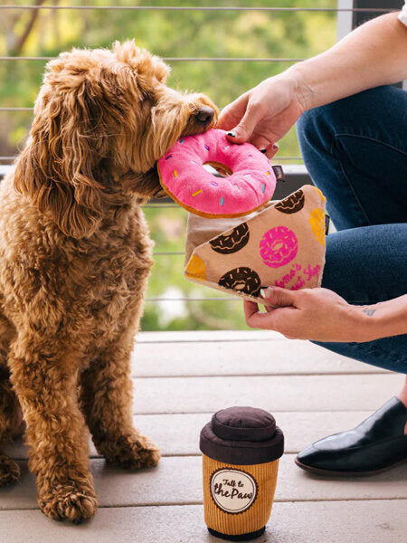 grand donut rose pour chiens
