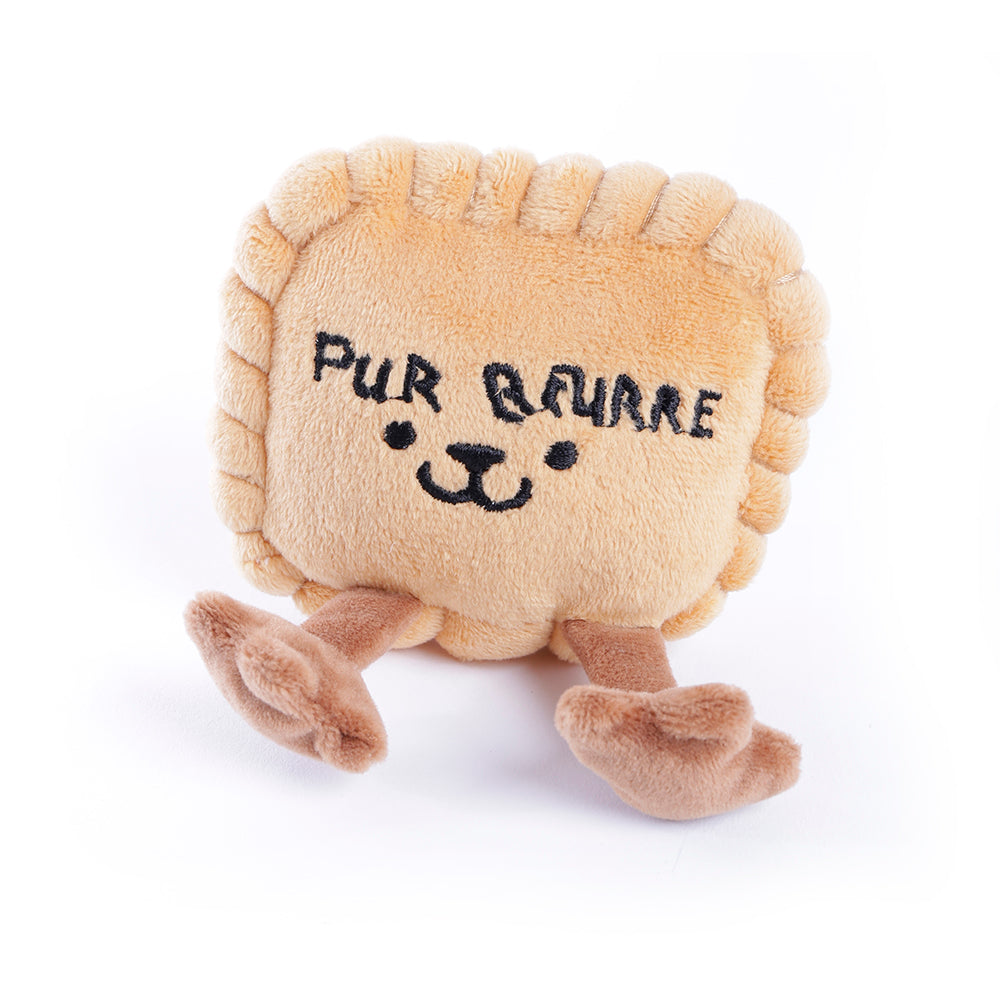 Peluche pour chiens Les Frenchies Petit Beurre - Martin Sellier