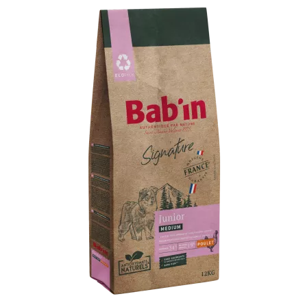 Croquettes chien Medium junior - Bab'in