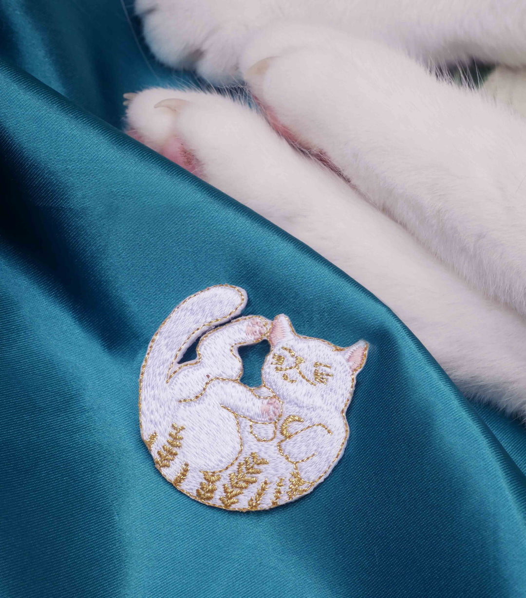 Patch thermocollant vêtements - Chat féérique - Malicieuse