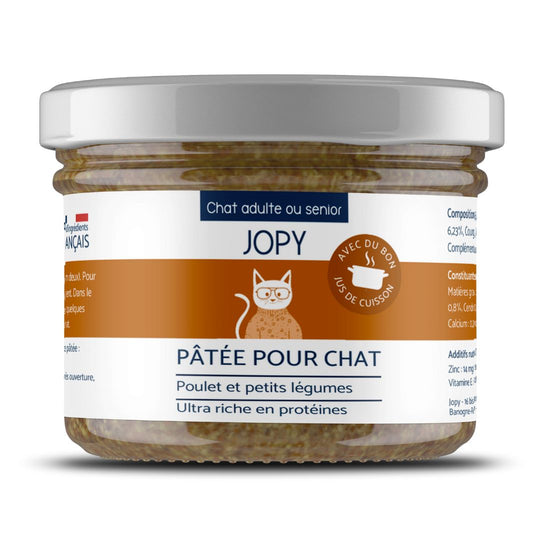 Pâtée pour chat stérilisé poulet sans céréales JOPY