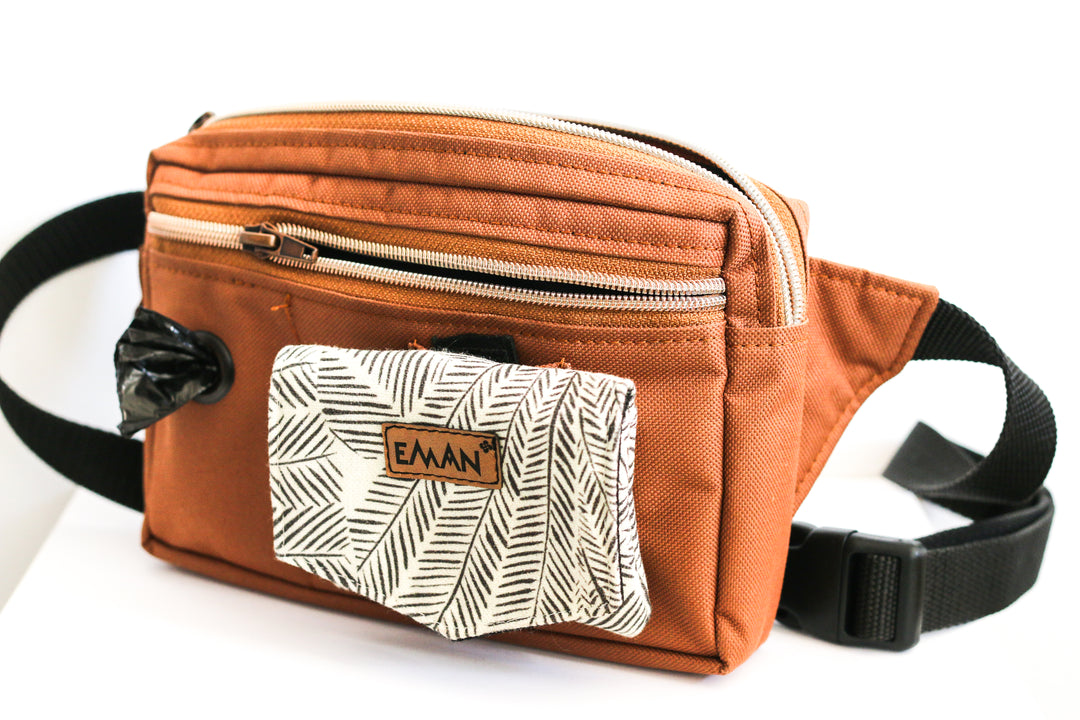 Ensemble Banane pochette à friandises pour chien Modèle Arballa