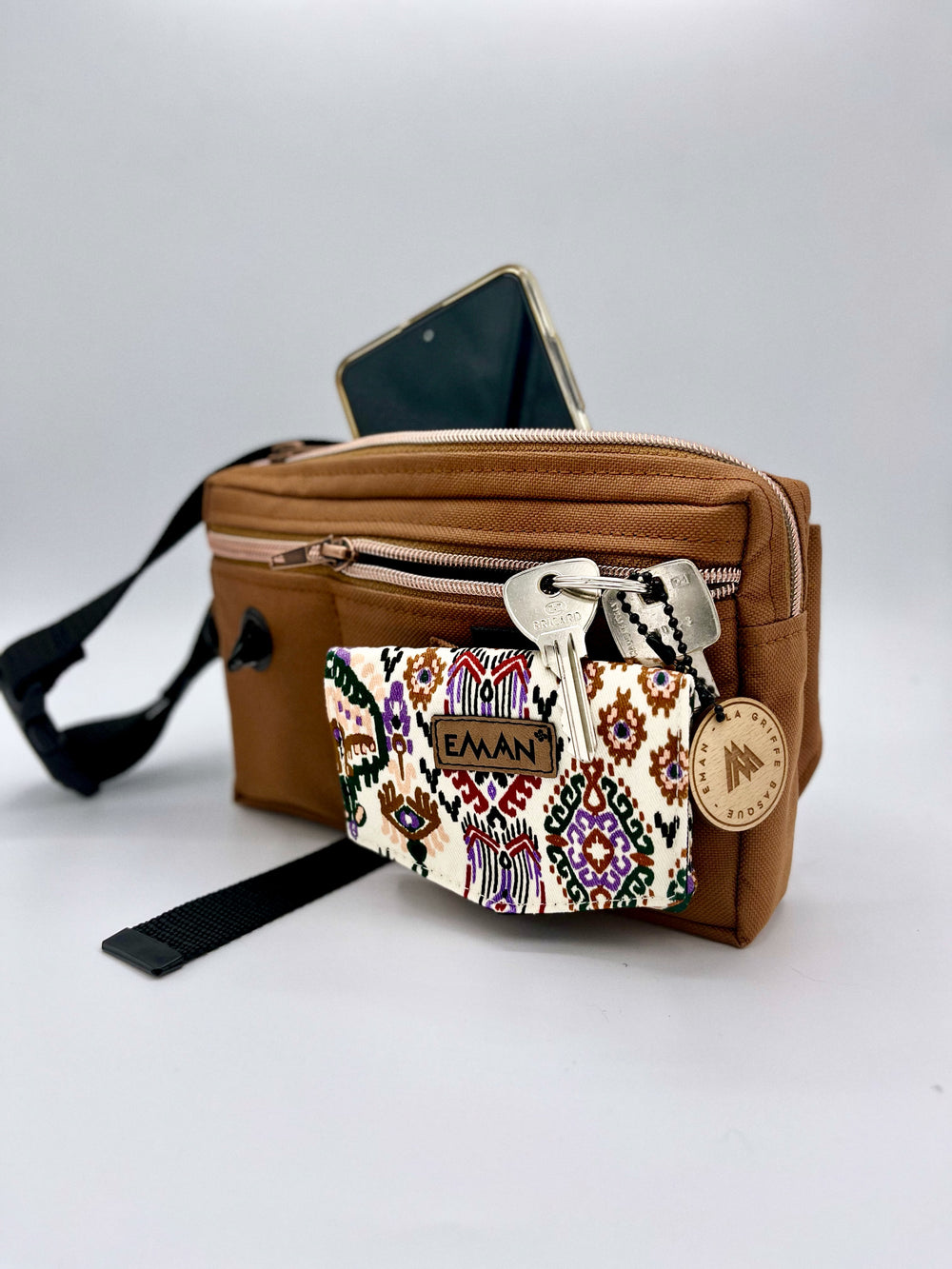 Sac Banane À Motif Feuilles Tropicales Pour Femme Et Homme, Ceinture Sac Banane À Motif Feuilles Tropicales Pour Femme Et Homme, Ceinture