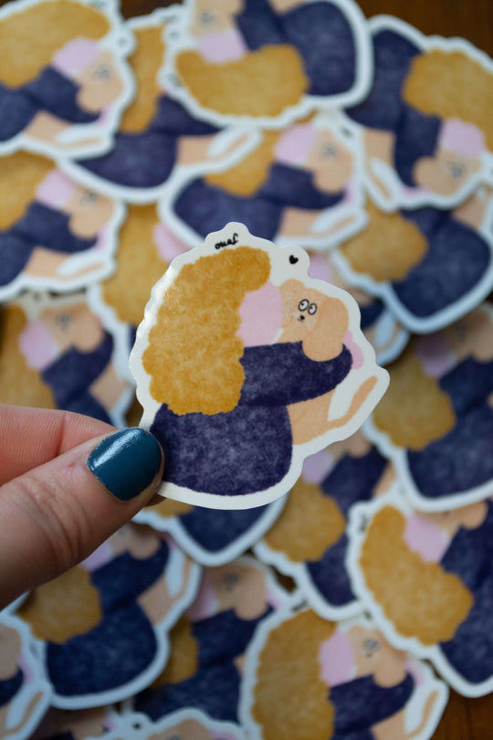 Sticker autocollant Atelier Grisbleu - Sous le sable