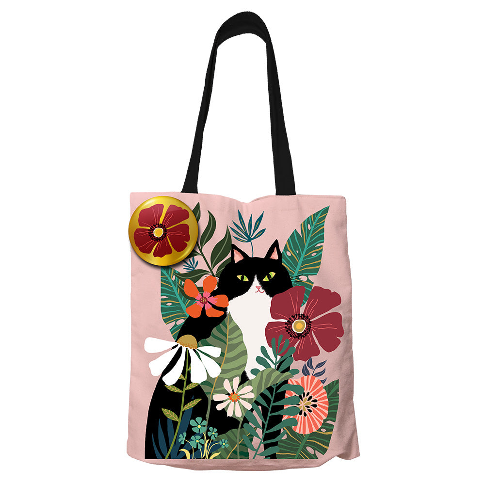 Sac Tote Bag chat arty - Cartes d'Art
