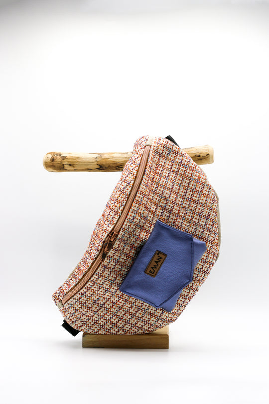 Ensemble Banane Xanel - pochette friandise chien Biolina simili cuir