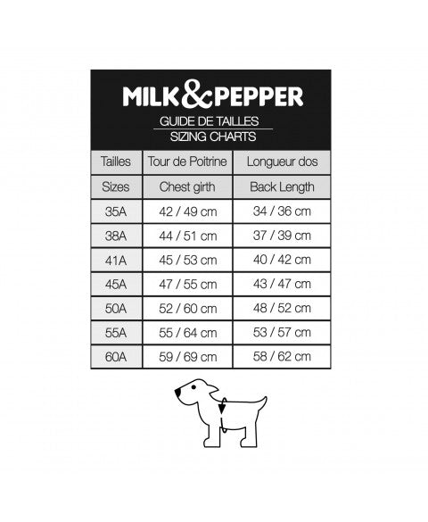 Cape imperméable Hamilton pour Chiens - Milk&Pepper