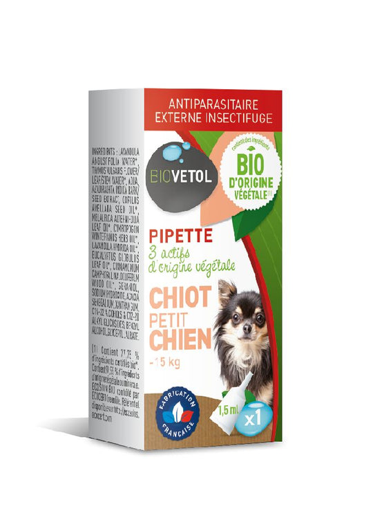 Pipette Antiparasitaire chiens et chats 🐱🐶 BIOVETOL