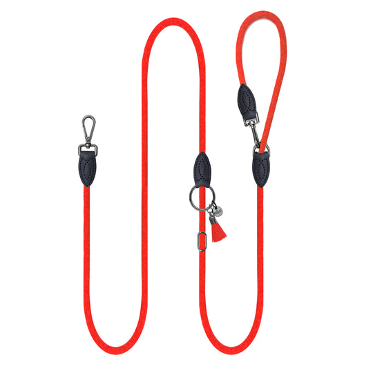 laisse pour chiens multipositions kaya orange