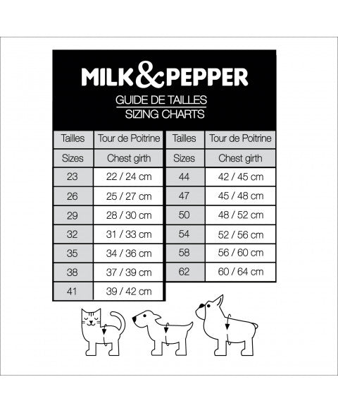 Harnais Tyler Jean 👖 pour Chiens - MILK&PEPPER
